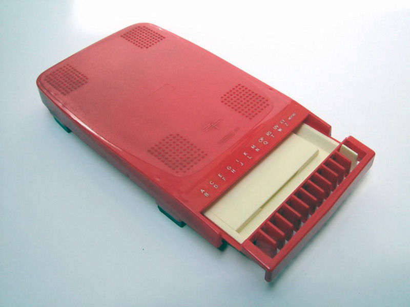 base telefono sobremesa plastico rojo 4x15x25 1u